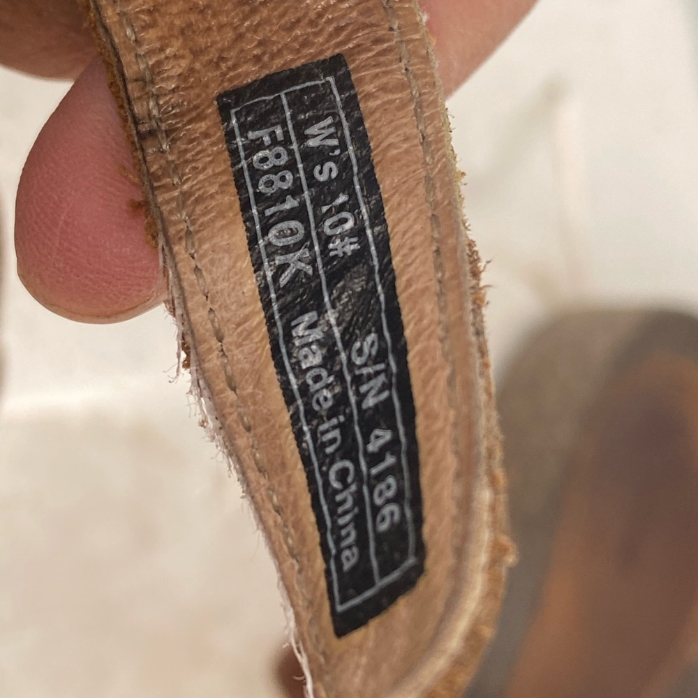 Teva 4186 Women’s Brown Leather Sandals Size W10 - Picture 14 of 15